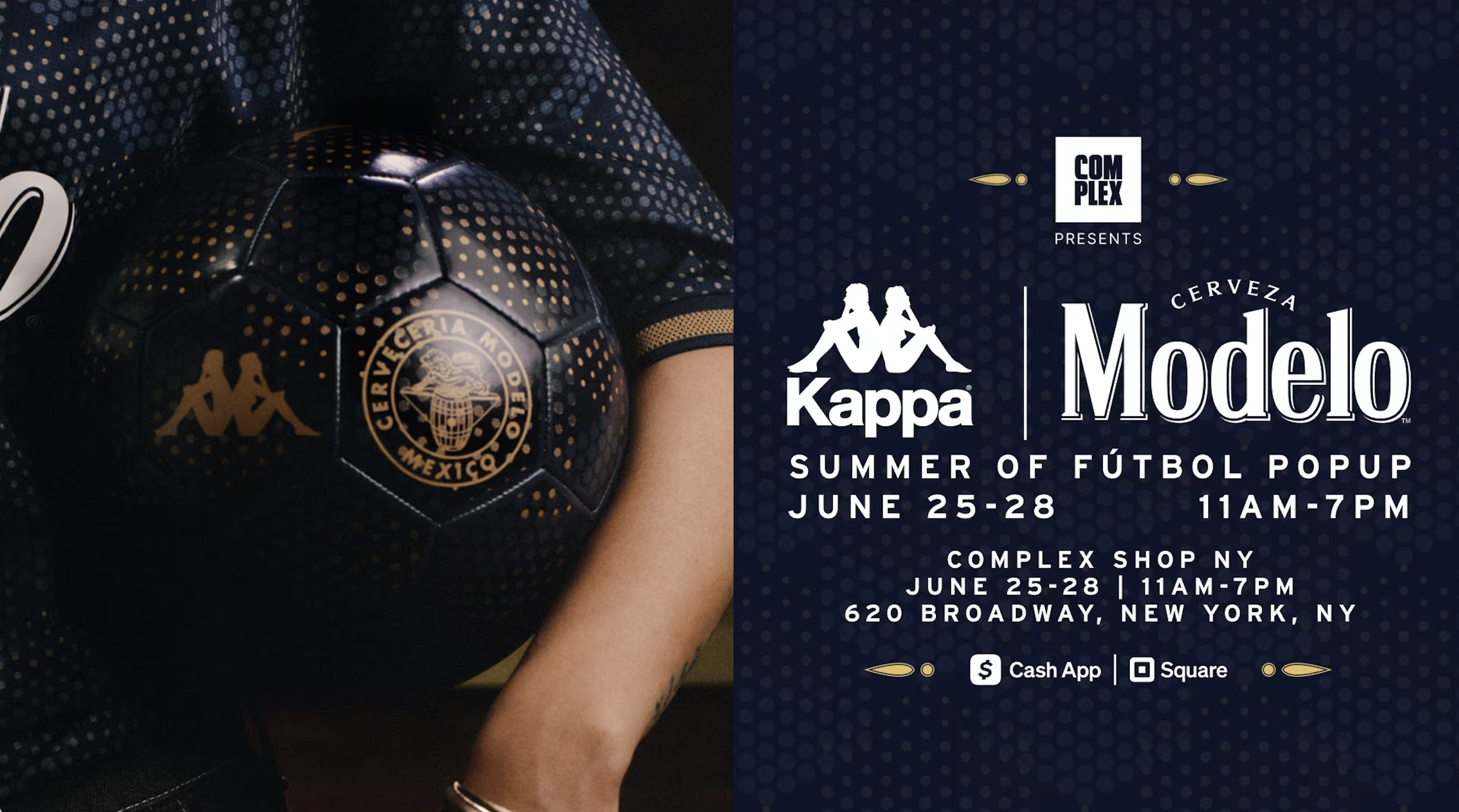 Kappa x Modelo Summer of Fútbol Pop-Up — NYC for FREE